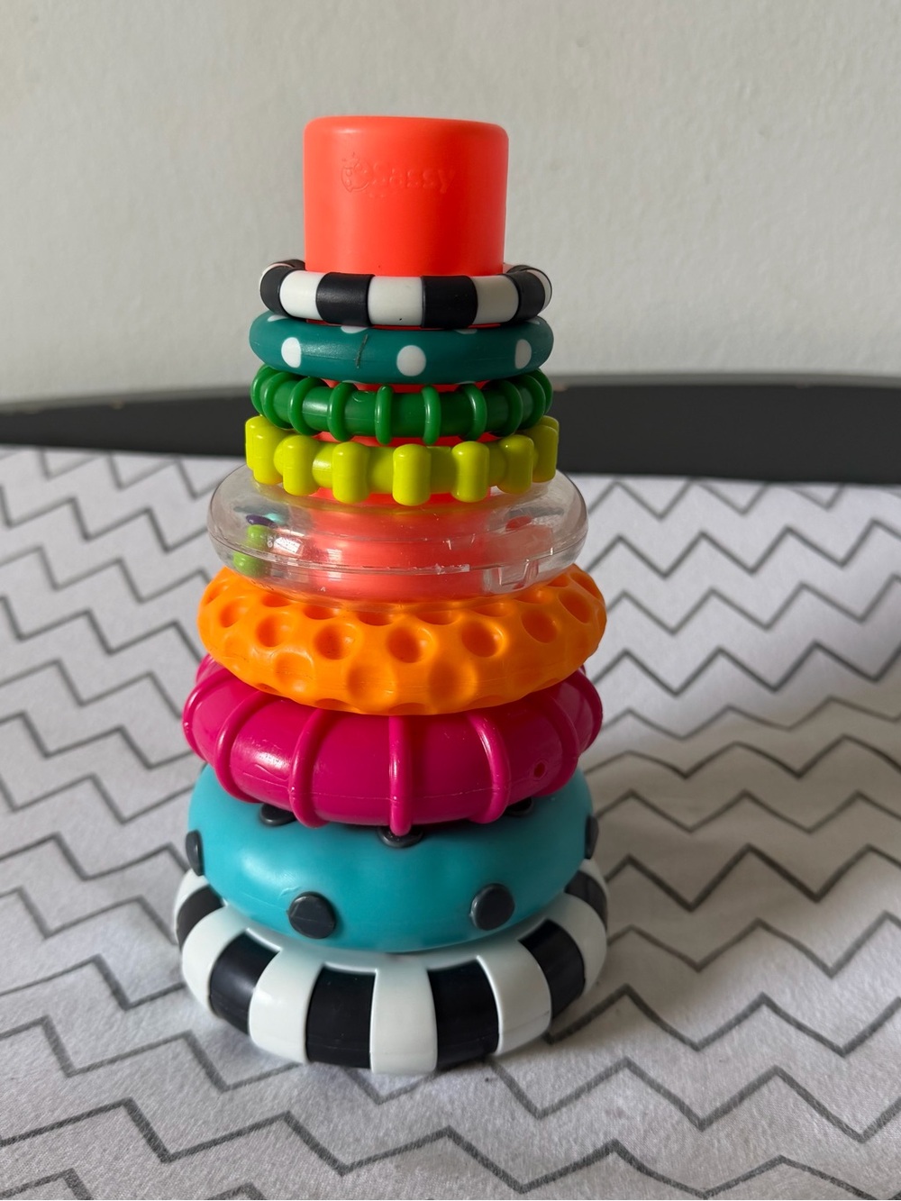 Sassy Stacks of Circles Stacking Ring STEM Learning Toy